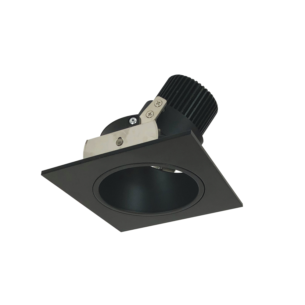 4&#34; Iolite Square/Round Deep Cone Reflector Adjustable Trim, 800lm, 3500K, Black