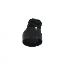 Nora NIO-2RTLACDXBB - 2" Iolite LED Round Trimless Adjustable, 800lm / 14W, Comfort Dim, Black Adjustable / Black