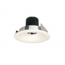 Nora NIO-4RNB30QWW - 4" Iolite LED Round Bullnose, 10-Degree Optic, 800lm / 12W, 3000K, White Finish