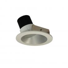 Nora NIO-4RW27XHW/10 - 4" Iolite LED Round Wall Wash, 1000lm / 14W, 2700K, Haze Reflector / White Flange