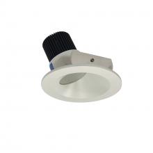 Nora NIO-4RW27XMPW/10 - 4" Iolite LED Round Wall Wash, 1000lm / 14W, 2700K, Matte Powder White Reflector / Matte Powder