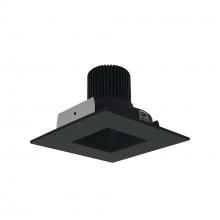 Nora NIO-4SNDSQ30XBB/10 - 4" Iolite LED Square Reflector with Square Aperture, 1000lm / 14W, 3000K, Black Reflector /