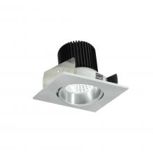 Nora NIOB-2SC50XNN - 2" Iolite LED Square Adjustable Cone Reflector, 800lm / 14W, 5000K, Natural Metal Reflector /