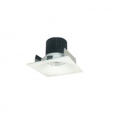 Nora NIOB-2SNBCDXMPW - 2" Iolite LED Square Bullnose, 800lm / 14W, Comfort Dim, Matte Powder White Finish