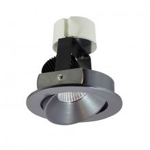 Nora NIR-4RC30XNN/10 - 4" Iolite LED Round Adjustable Cone Retrofit, 1000lm / 12W, 3000K, Natural Metal Reflector /