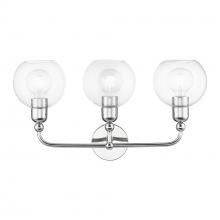 Livex Lighting 16973-05 - 3 Light Polished Chrome Sphere Vanity Sconce