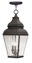 Livex Lighting 2597-07 - 3 Light Bronze Outdoor Chain Lantern