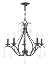 Livex Lighting 40845-92 - 5 Light English Bronze Chandelier