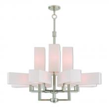 Livex Lighting 42679-91 - 12 Lt BN Foyer Chandelier