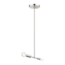 Livex Lighting 46432-91 - 2 Lt Brushed Nickel Pendant