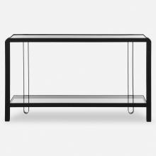 Uttermost 24233 - Uttermost Shadow Black Iron Console Table