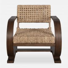 Uttermost 50024 - Uttermost Rehema Accent Chair, Walnut