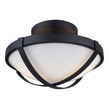 Artcraft AC11703BK - Cara Collection 2-Light Flush Mount, Black