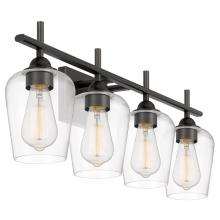 Worldwide Lighting Corp E20004-016 - Bacchus 4-Light Graphite Vanity Light 6.75“ X 28.75” X 9.75“