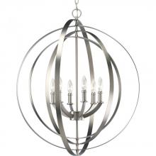 Progress P3889-126 - Equinox Collection Six-Light Foyer Pendant