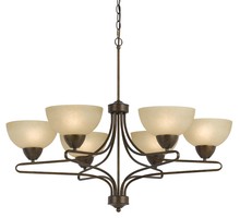 CAL Lighting FX-3529/6 - 60W X 6 Romano 6 Light Chandelier