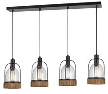 CAL Lighting FX-3584-4 - 60W X 4 Beacon Island Fixture(Edison Bulbs Not included)