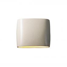 Justice Design Group CER-8850W-CRK-LED2-2000 - Wide ADA Oval LED Wall Sconce (Outdoor) - Closed Top
