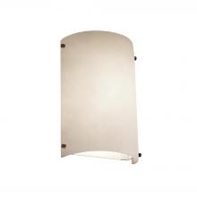 Justice Design Group CLD-5542W-DBRZ-LED1-1000 - Finials Curved LED Wall Sconce (Outdoor)