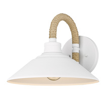 Golden 3318-1W NWT - Journey NWT 1 Light Wall Sconce in Natural White with Natural White Shade