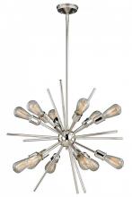 Vaxcel International P0196 - Estelle 27.5-in Pendant Polished Nickel