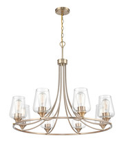 Millennium 9728-MG - Ashford 8-Light Chandelier Ceiling Light Modern Gold