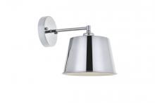 Elegant LD4058W8C - Nota 1 Light Chrome Wall Sconce