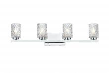 Elegant LD7028W32C - Cassie 31 inch Wall Sconce in Chrome