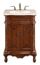 Elegant VF-1005 - 24 In. Single Bathroom Vanity Set In Brown