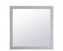 Elegant VM23636GR - Aqua Square Vanity Mirror 36 Inch in Grey