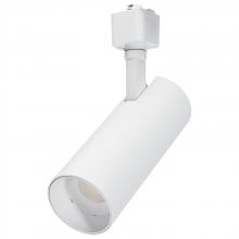 Nuvo TH711 - 20 Watt LED Track Head; 36 Degree Beam Spread; 5 CCT Selectable; Matte White Finish