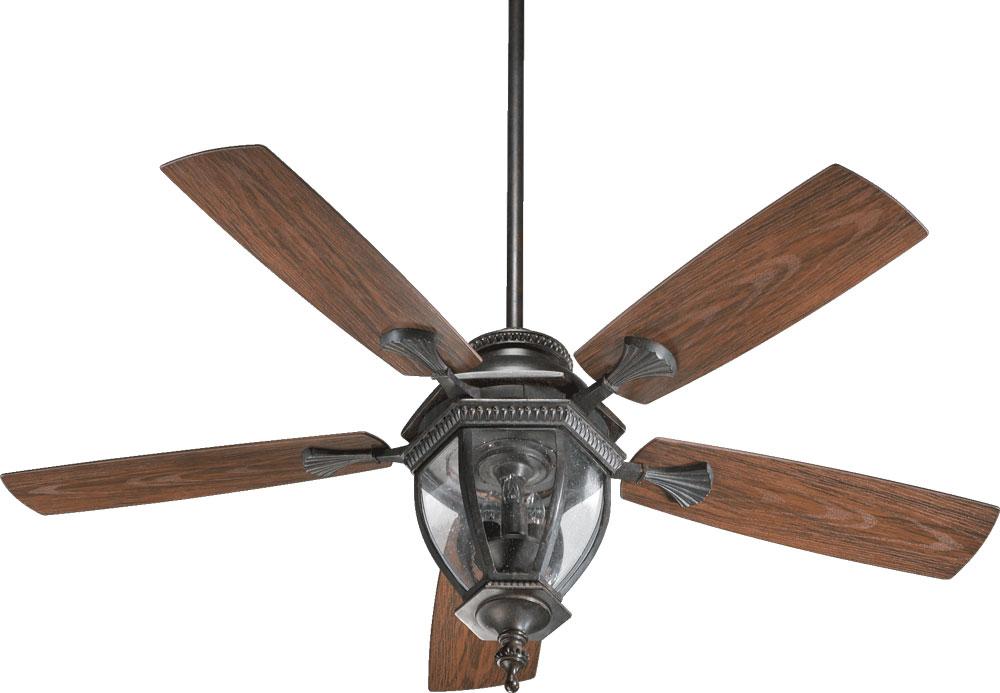 Three Light Baltic Granite Outdoor Fan