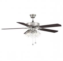 Savoy House Meridian M2022BNRV - 52" 3-Light Ceiling Fan in Brushed Nickel