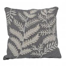 ELK Home HVT0897-9981 - Embroidered Fern 20x20'' Pillow - Gray