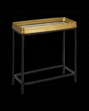 Currey 4000-0148 - Tanay Brass Side Table