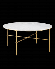 Currey 4000-0145 - Kira Marble Cocktail Table