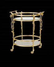 Currey 4000-0206 - Fiore Bar Cart