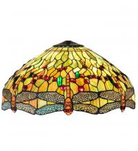 Meyda White 10501 - 20" Wide Tiffany Hanginghead Dragonfly Shade