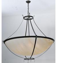 Meyda White 106637 - 52"W Modesto Inverted Pendant