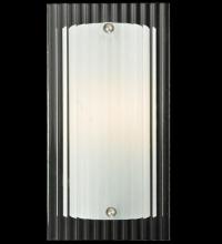 Meyda White 111932 - 6"W Metro Fluted Quadrato LED Wall Sconce