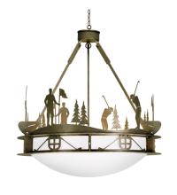 Meyda White 120162 - 32" Wide Fairway Inverted Pendant