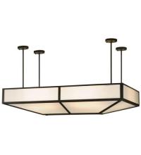 Meyda White 135220 - 54"L Meyer BBQ Oblong Pendant