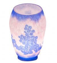 Meyda White 16180 - 4" Wide Cameo Grape Shade