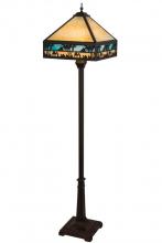 Meyda White 182377 - 67.5"H Camel Mission Floor Lamp