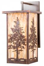 Meyda White 190095 - 14"W Tamarack Wall Sconce