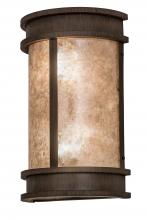 Meyda White 247814 - 10" Wide Wyant Pocket Lantern Wall Sconce