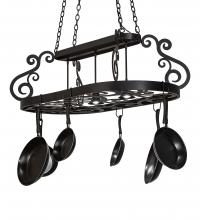 Meyda White 250739 - 48" Long Neo Pot Rack