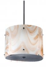 Meyda White 254299 - 19.5" Wide Metro Cognac Swirl Pendant