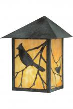 Meyda White 41862 - 9"W Seneca Song Bird Wall Sconce